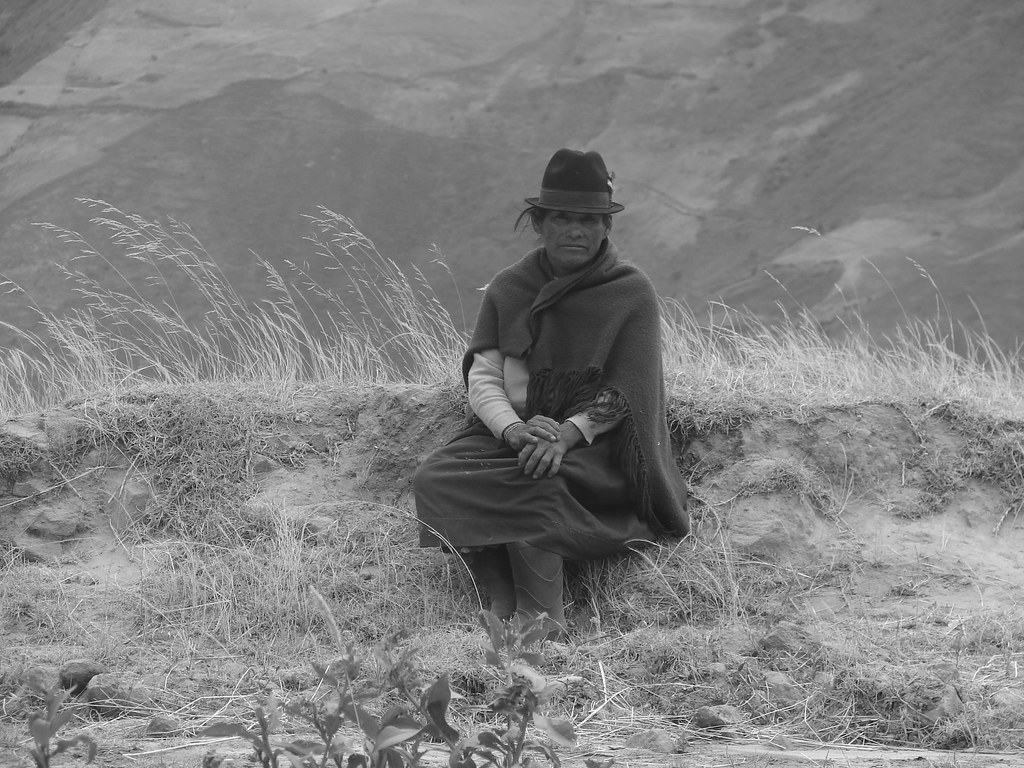 Anciana en Ecuador — foto de Juan Peláez