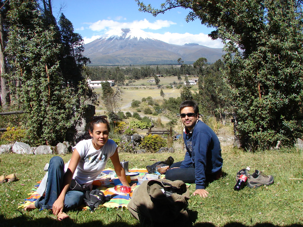 Juan y Clo en Picnic en Cotopaxi en Sabado — foto de Juan Peláez