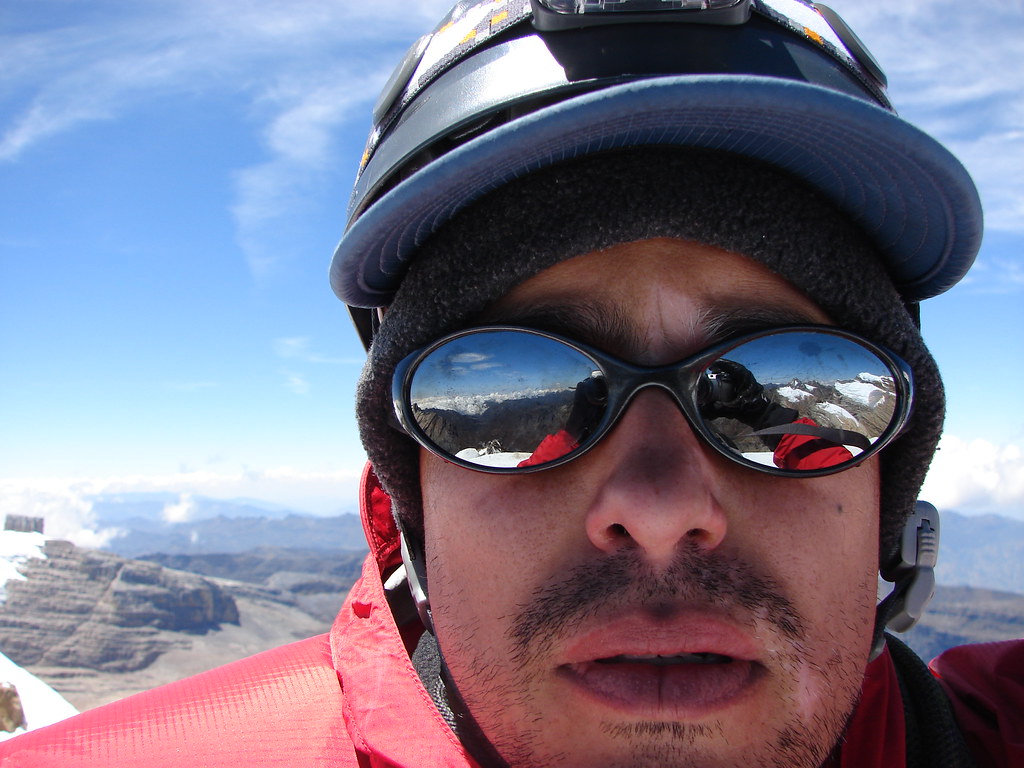 Juan en la cima del Concavo — foto de Juan Peláez
