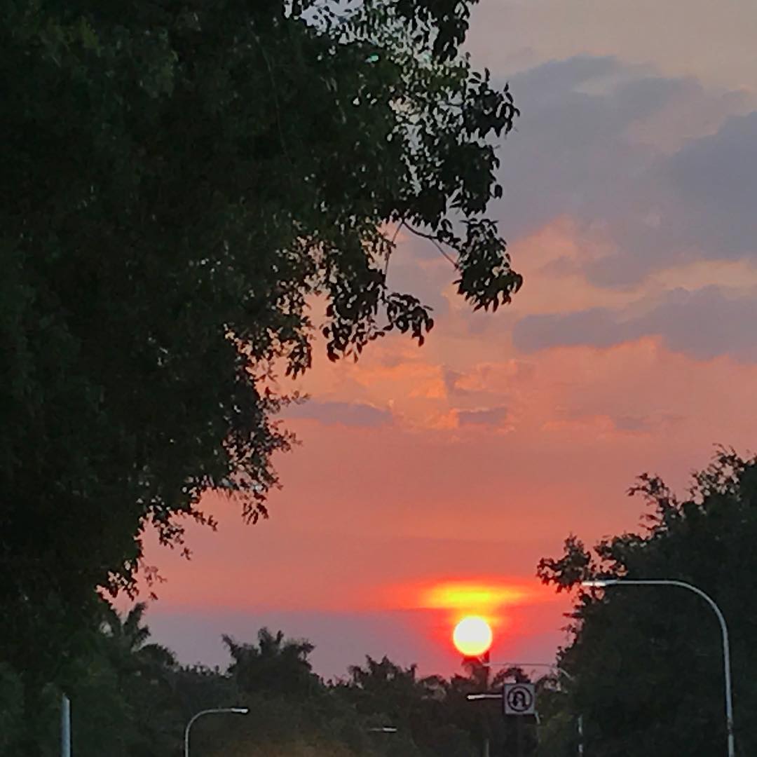 Orange Sunset — foto de Juan Peláez
