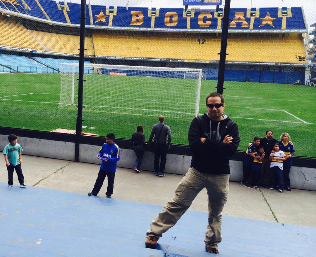 Estadio de Boca Juniors, Buenos Aires, Argentina. — foto de Juan Peláez