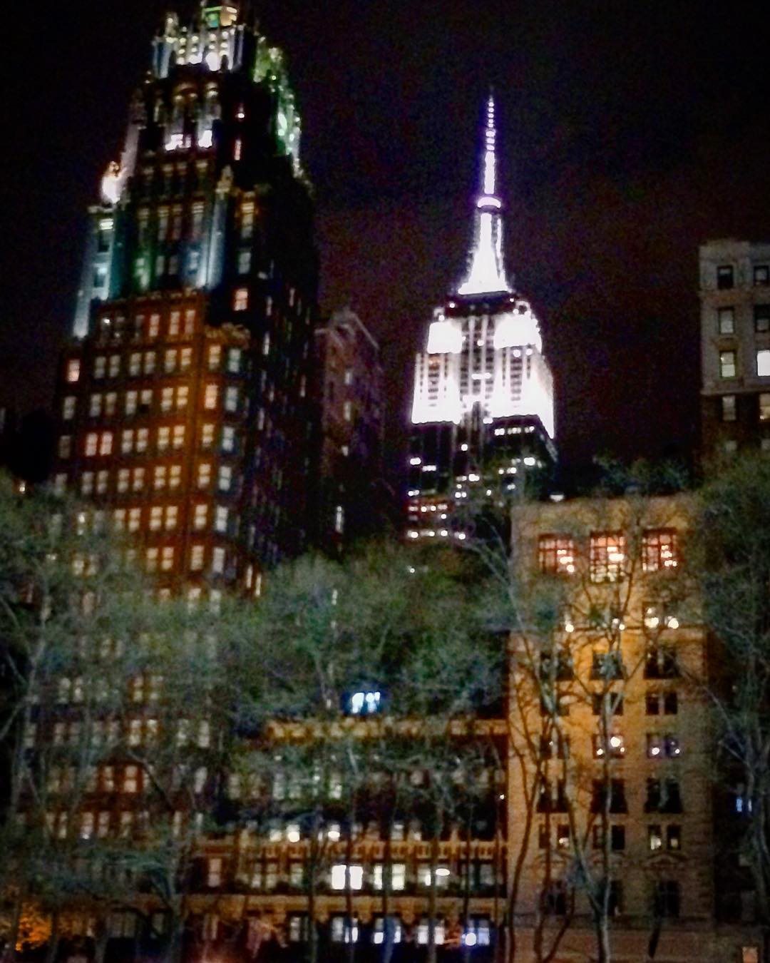 Empire State Building (from Bryant Park, just outside New York Public Library) — foto de Juan Peláez